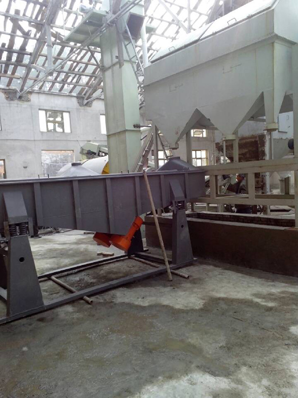 TD250斗提+滾筒篩+直線篩  陜西漢中現(xiàn)場